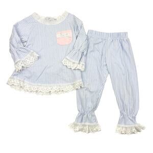Beau Kid Blue Striped Pajamas